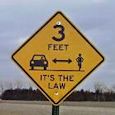 New 3-Foot Passing Signs in Harvey County, Kansas